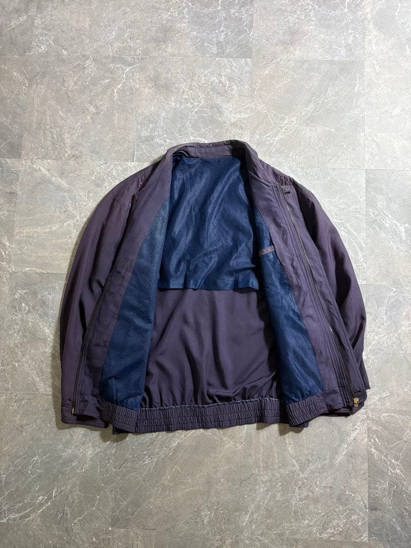 ジャケット・アウター 90s Vintage silk zip up jacket archive