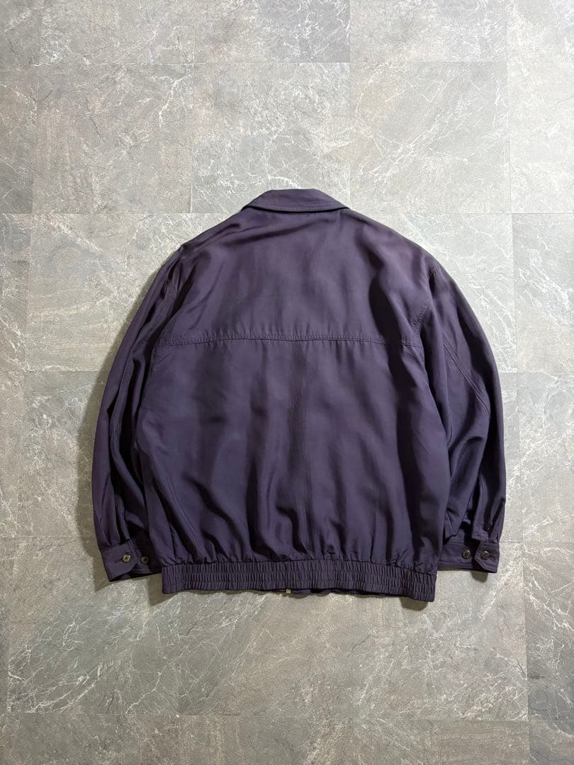 ジャケット・アウター 90s Vintage silk zip up jacket archive
