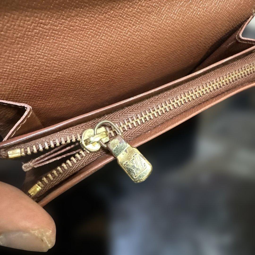 ⑧☆優良品☆ モノグラム♪Ｌ字型ファスナー財布
