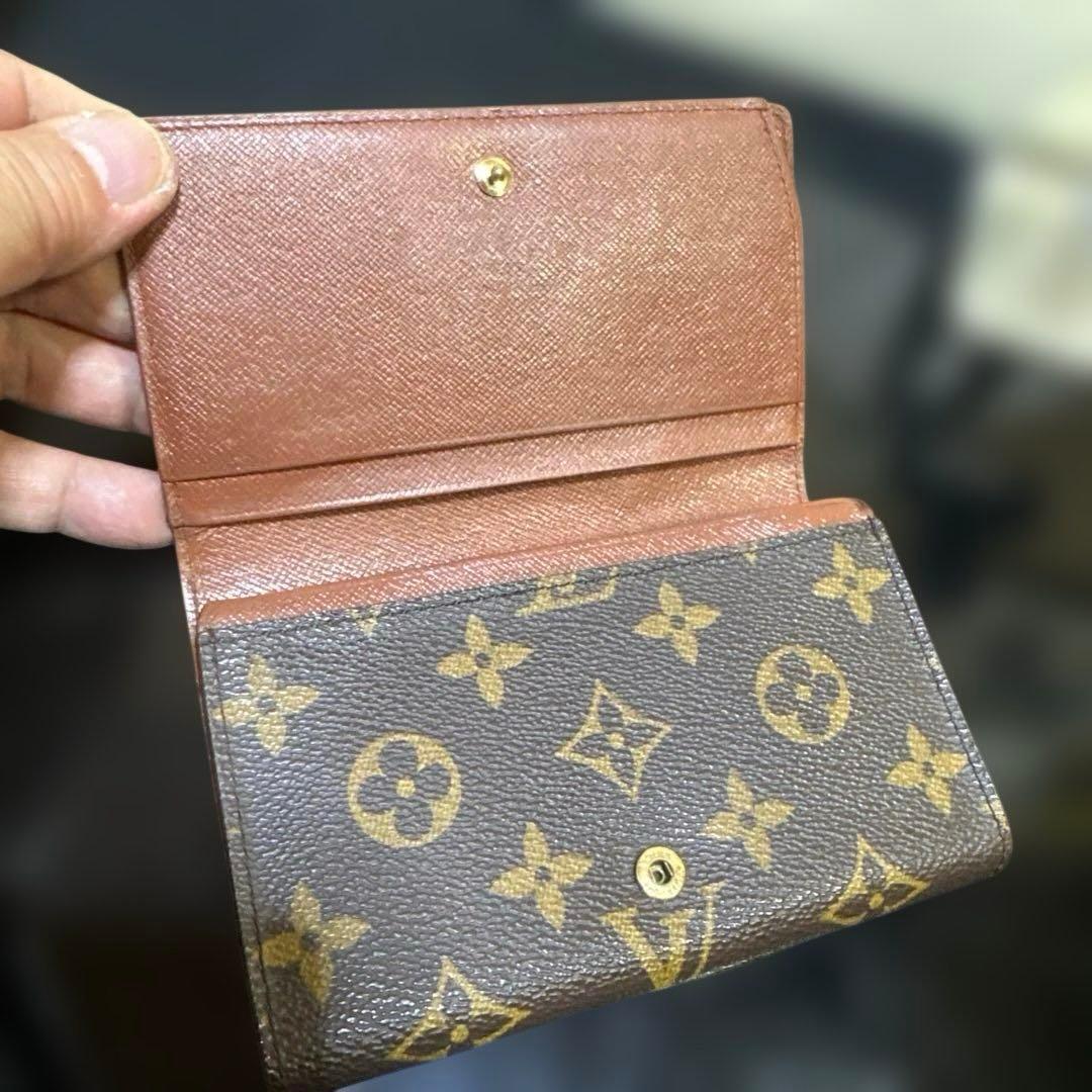 ⑧☆優良品☆ モノグラム♪Ｌ字型ファスナー財布