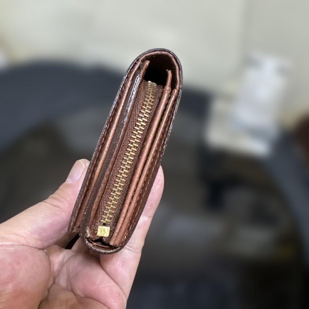⑧☆優良品☆ モノグラム♪Ｌ字型ファスナー財布