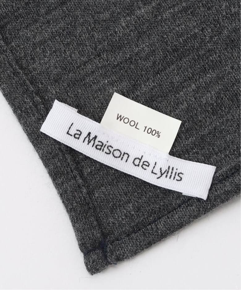 La Maison de Lylis ウールストール ダークグレースローブイエナ