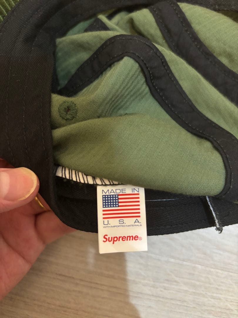帽子 Supreme 24FW Corduroy Camp Cap Green