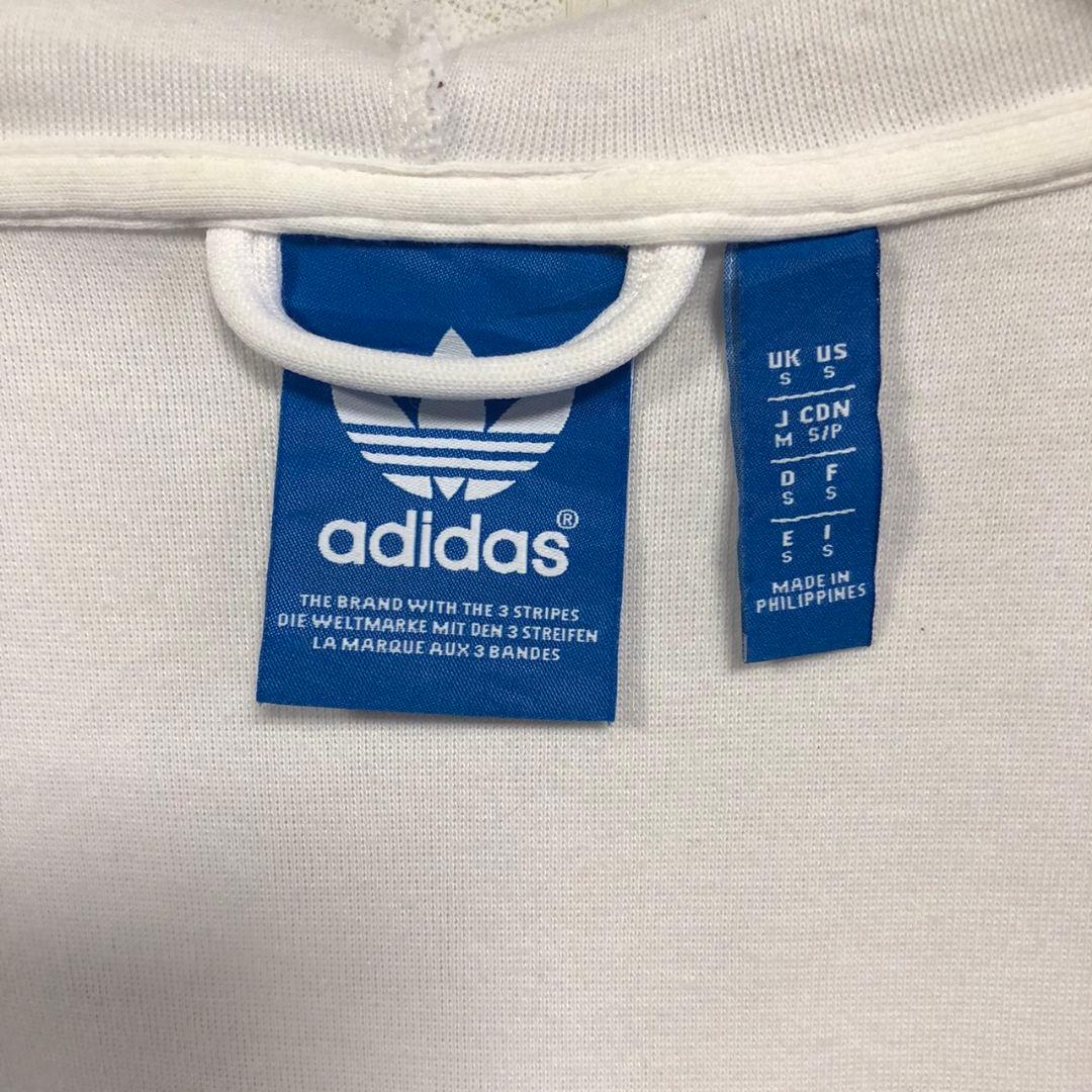 adidas　アディダス　トレフォイル　プリント　ワッペン　ノースリーブパーカー
