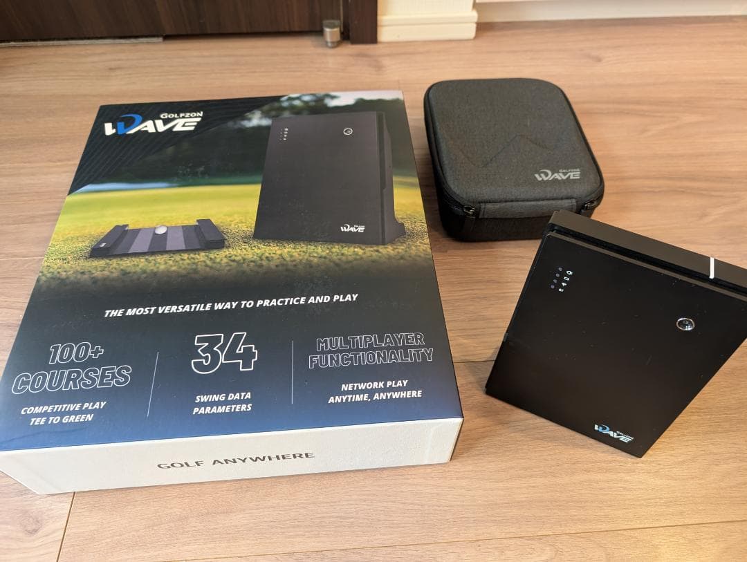 【ほぼ新品】GOLFZON WAVE 弾道測定器｜プロ級データ解析 パター計測も