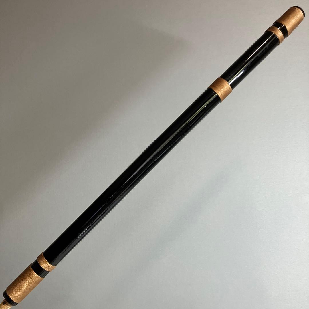 篠笛七本調子 B菅ドレミ調 MR7-101 天地糸巻西洋音階 竹笛 和楽器 黒塗