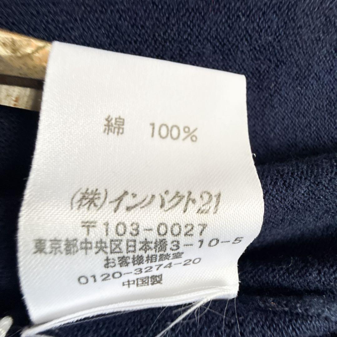 美品 ラルフローレン カーディガン 七分袖 ネイビー ポニー刺繍 国内正規品 M