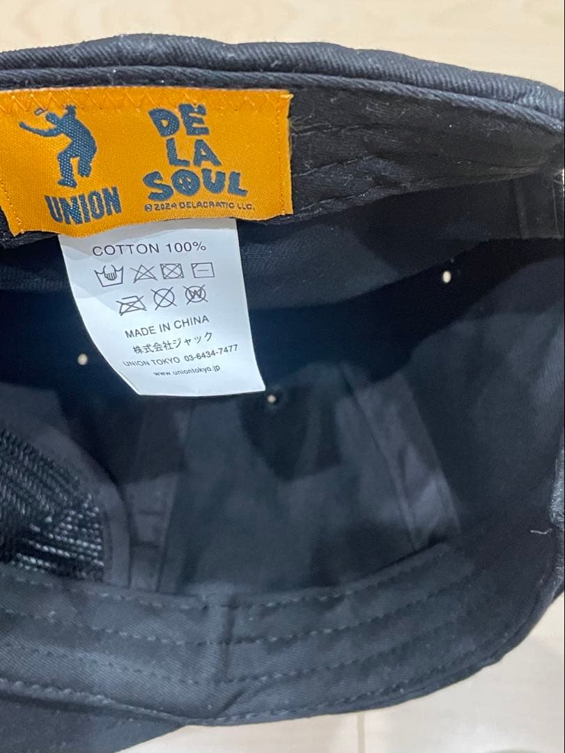 【美品】de la soul union キャップ　帽子
