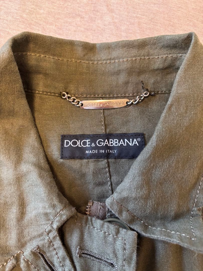 Dolce & Gabbana ミリタリージャケット オリーブグリーン