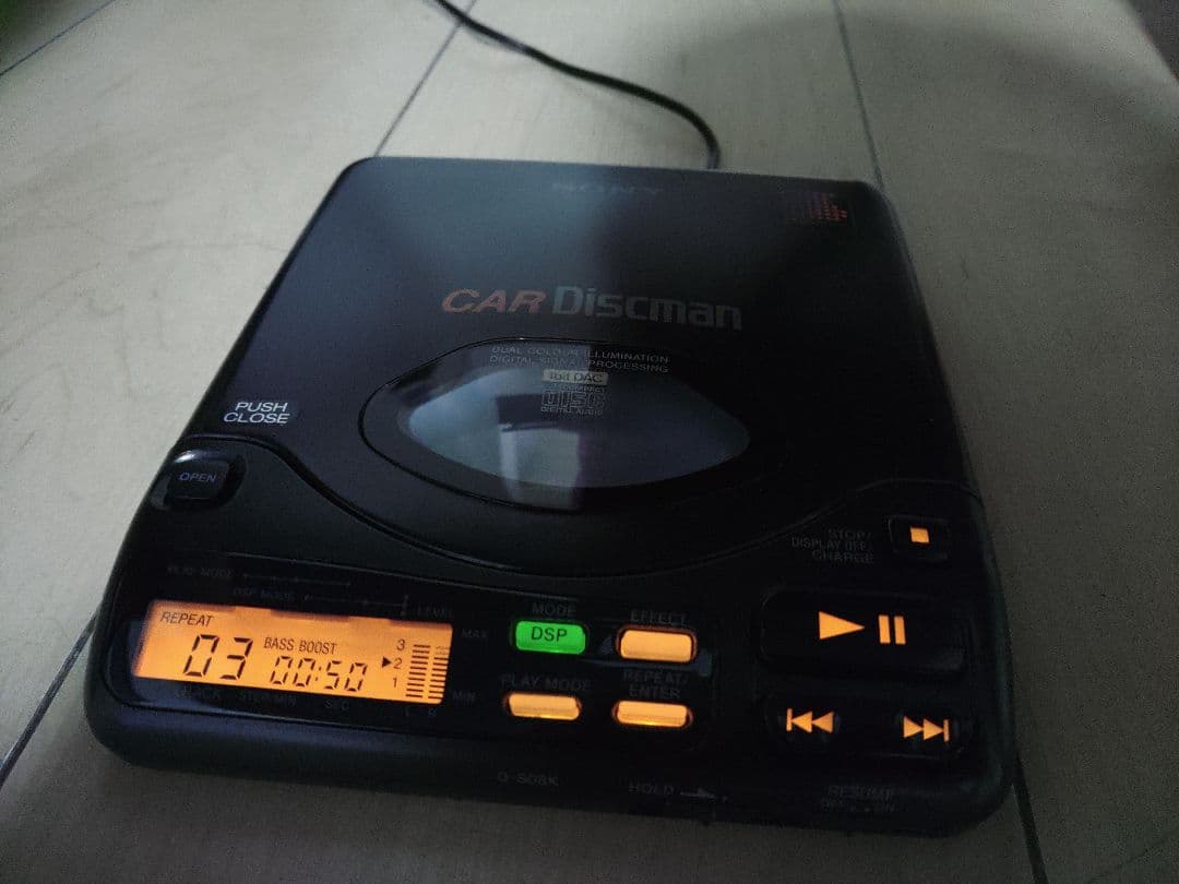 SONY CAR Discman 　ジャンク　音が出ません