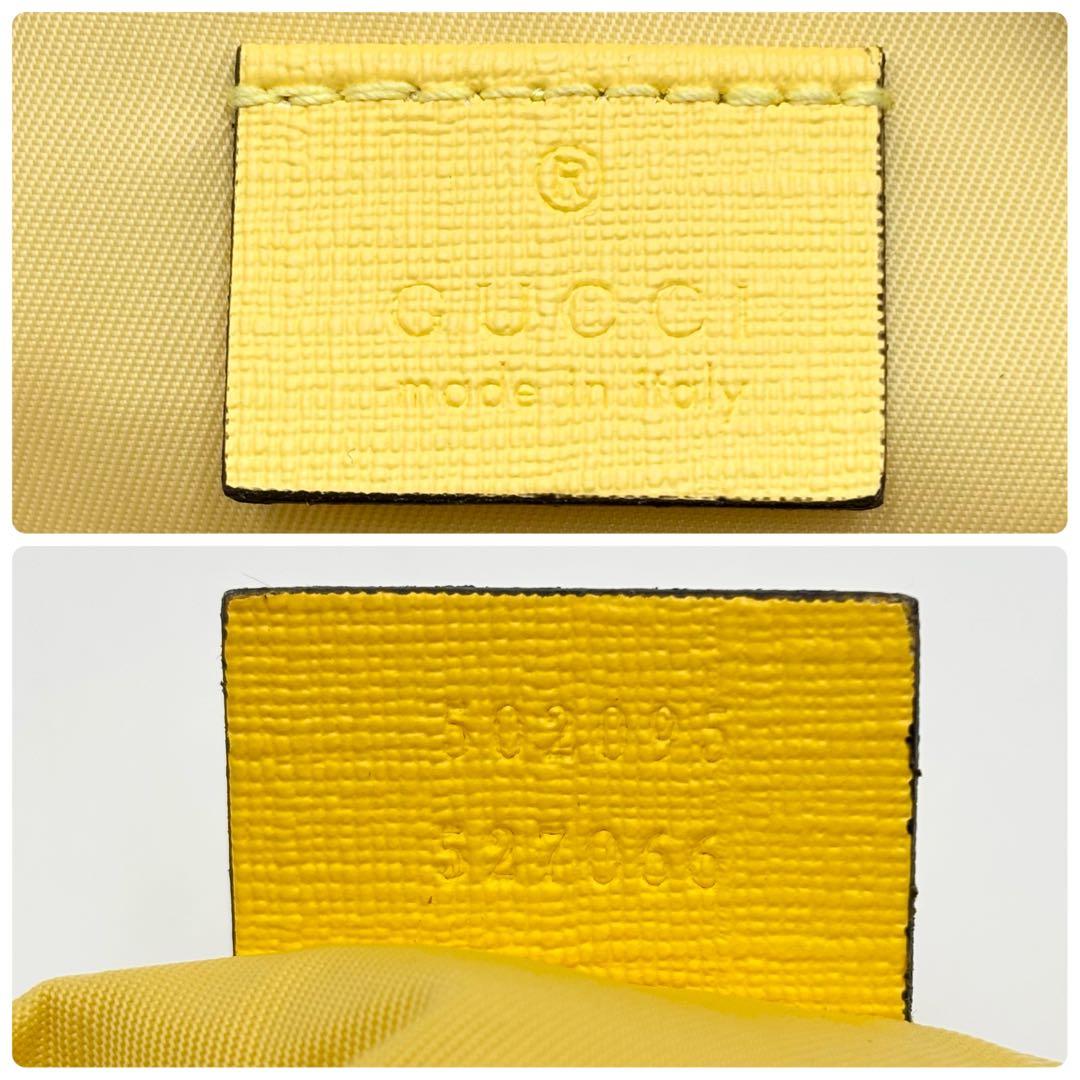 極美品 GUCCI ボディバッグ ハートプリント シェリーライン GGスプリーム