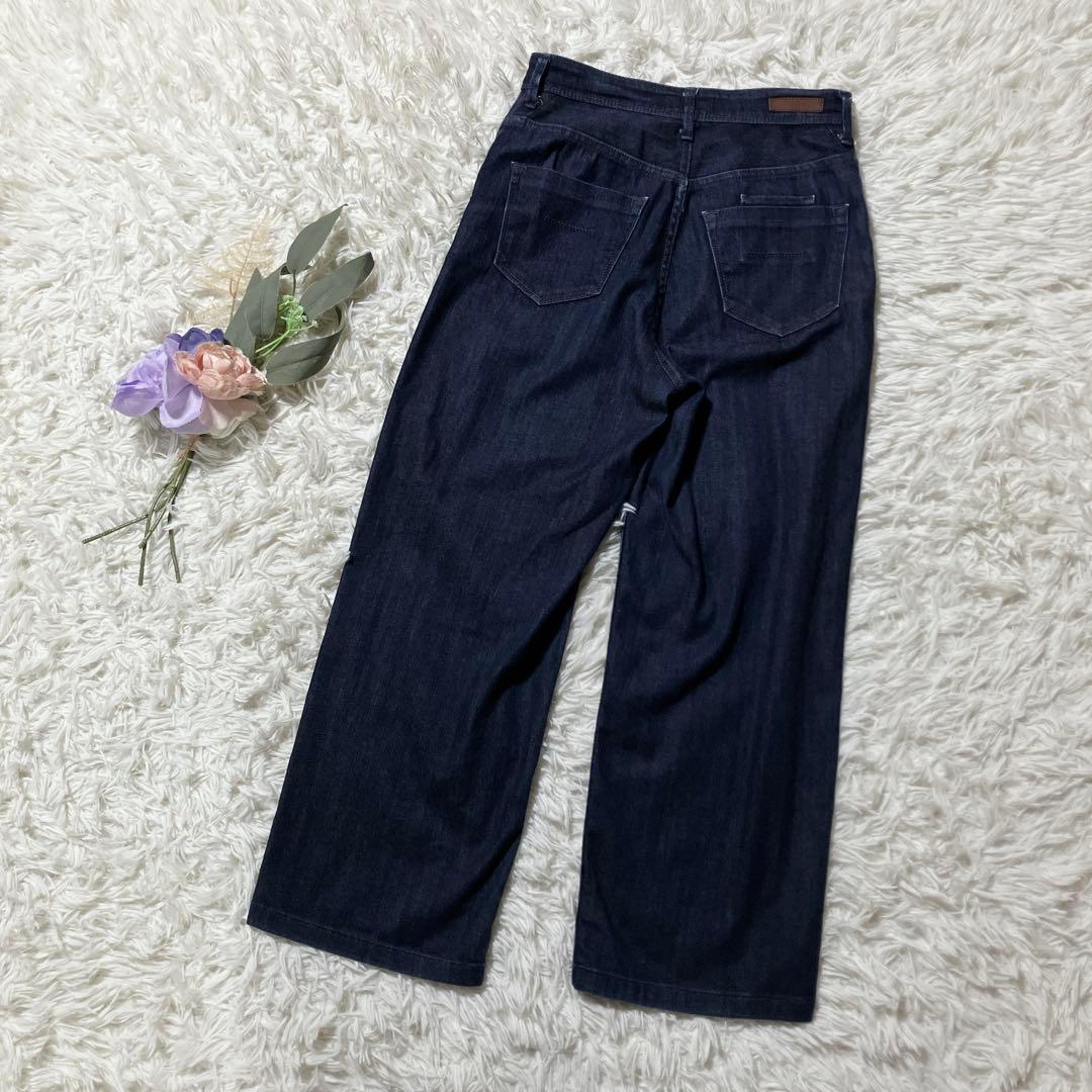 【いちご】YANUK ヤヌーク　LILITH ワイドストレートデニム 25