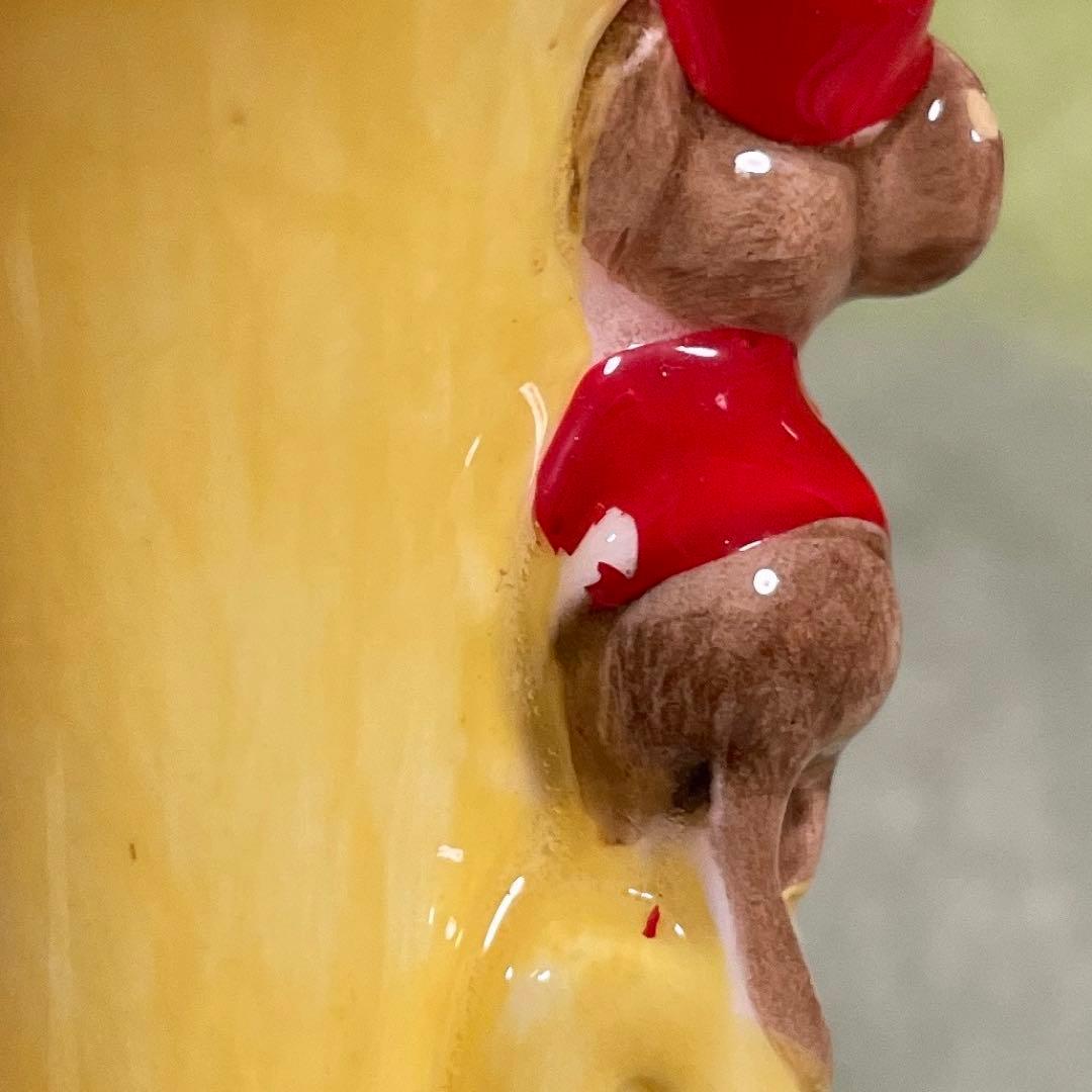 ディズニー ダンボ ティモシー 陶器 ビンテージ 陶器人形 ミニフィギュア 希少