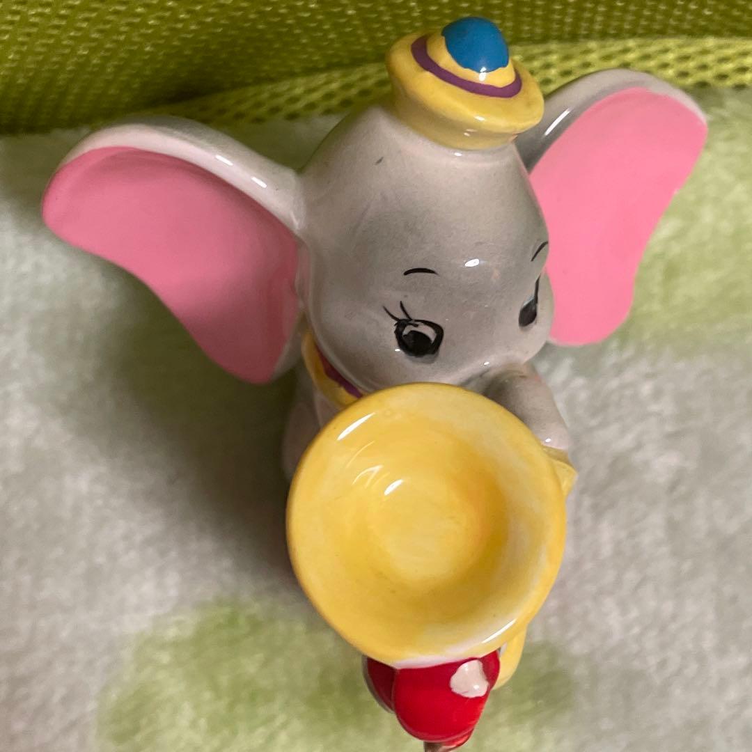 ディズニー ダンボ ティモシー 陶器 ビンテージ 陶器人形 ミニフィギュア 希少