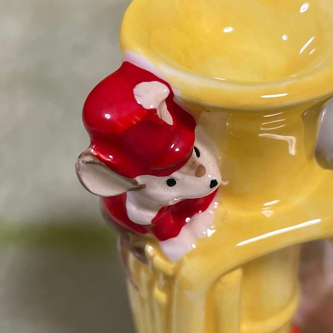 ディズニー ダンボ ティモシー 陶器 ビンテージ 陶器人形 ミニフィギュア 希少