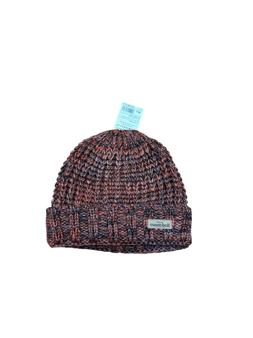 【新品タグ付き】mont-bell ニット帽 M/L オレンジ系