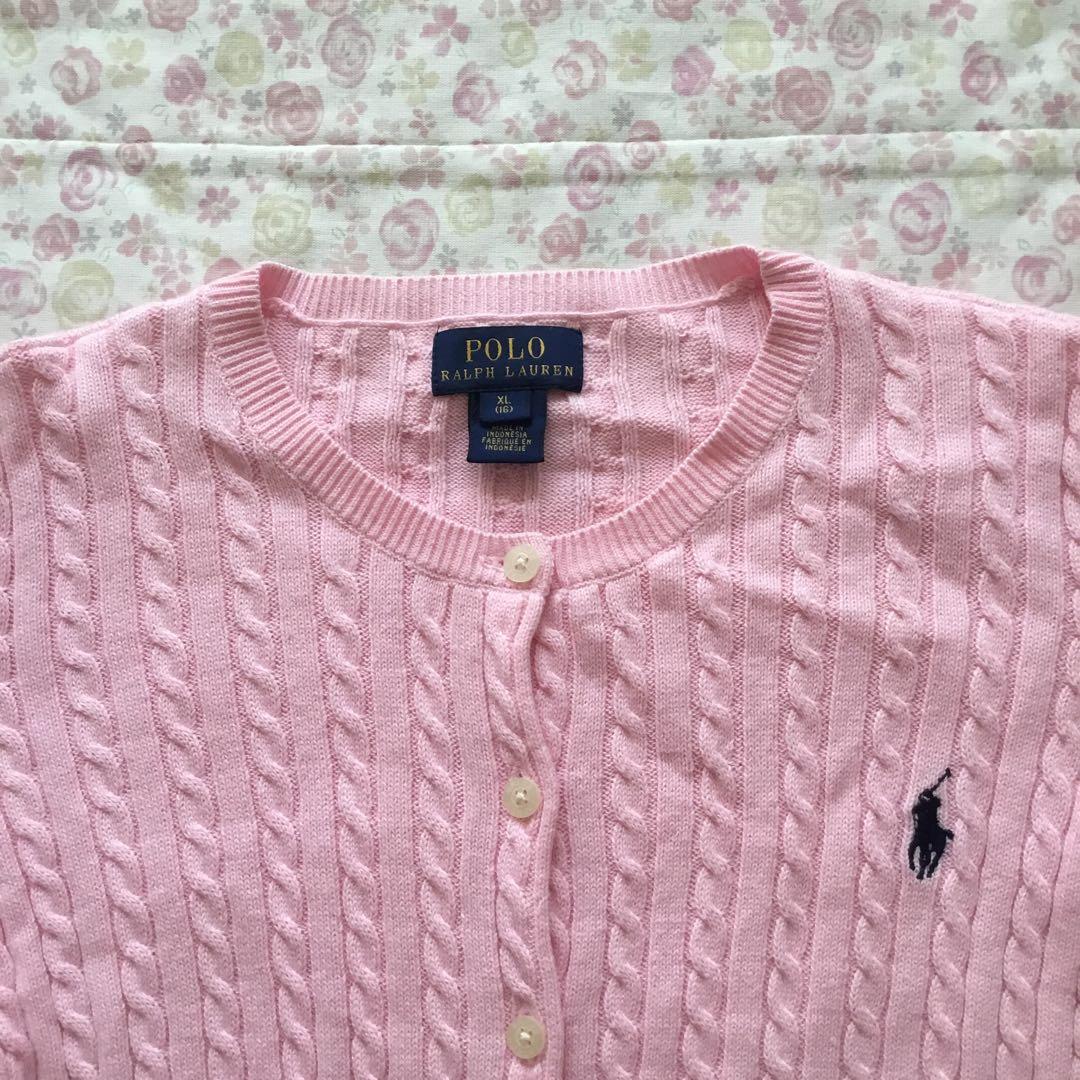 Polo Ralph Lauren ピンク カーディガン