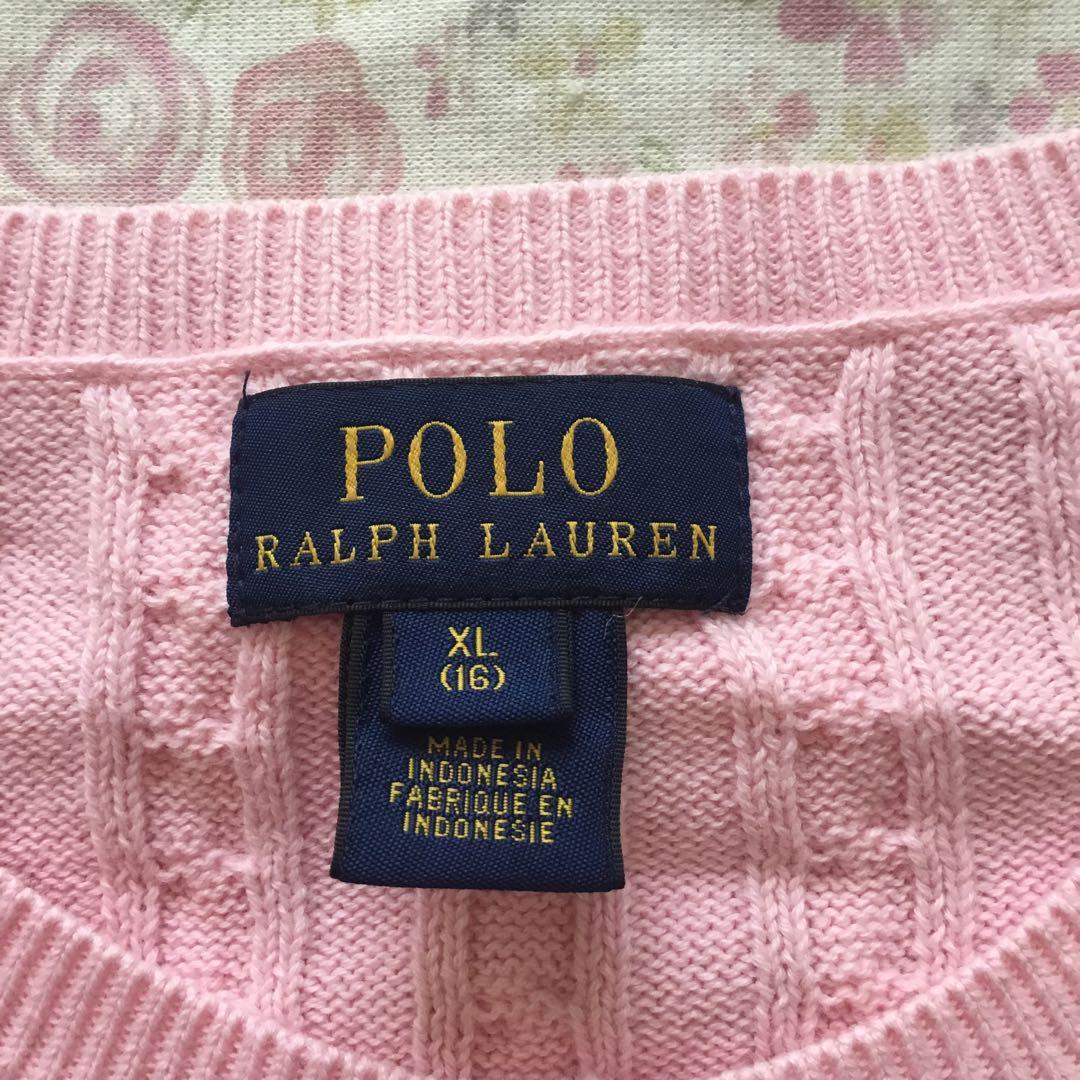 Polo Ralph Lauren ピンク カーディガン