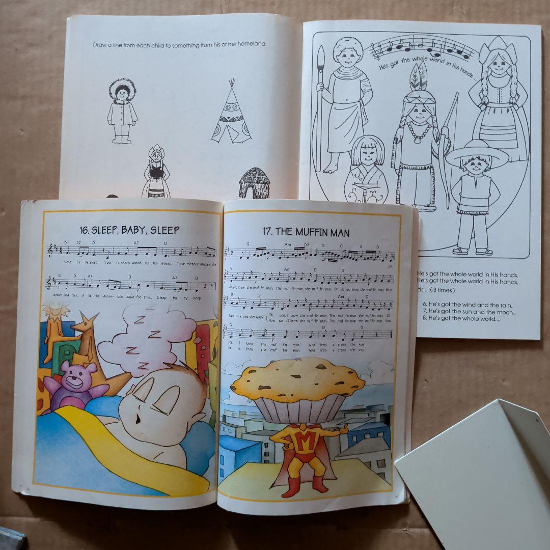 英語絵本　英語の歌　あそび歌　教材　SongBirds　外国の絵本　洋書