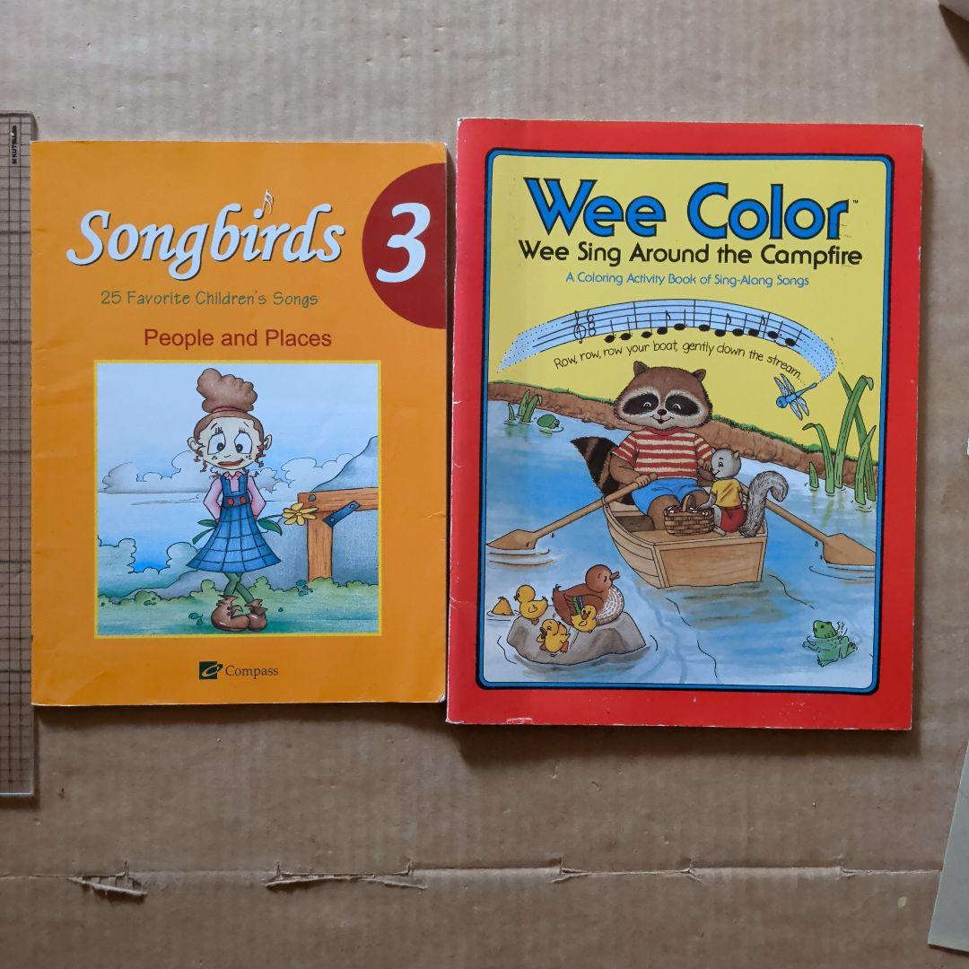 英語絵本　英語の歌　あそび歌　教材　SongBirds　外国の絵本　洋書