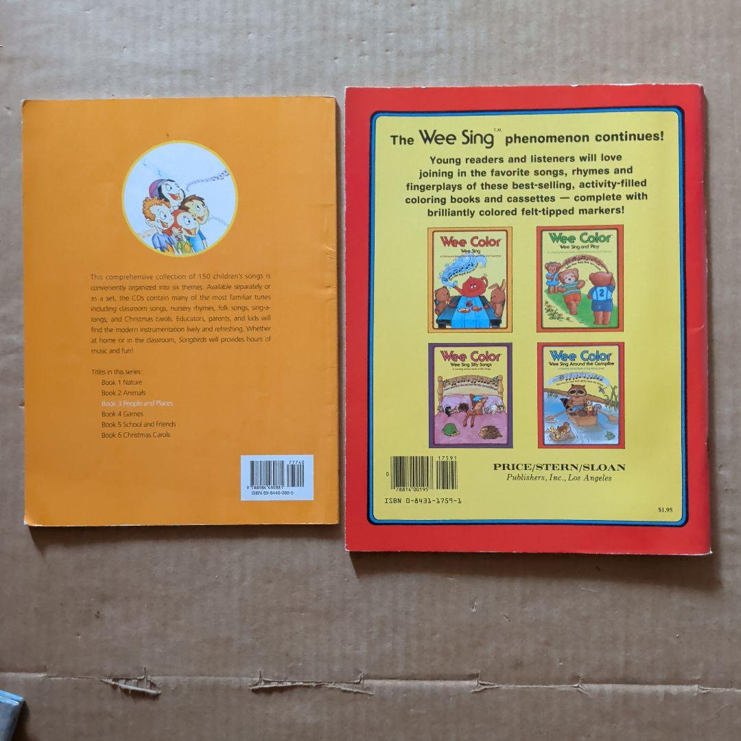 英語絵本　英語の歌　あそび歌　教材　SongBirds　外国の絵本　洋書