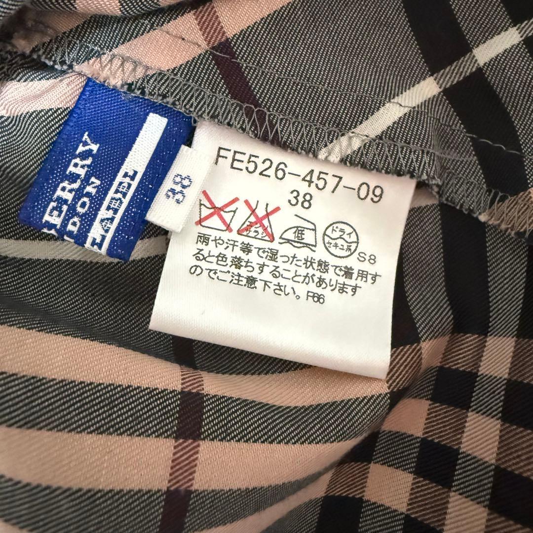 BURBERRY LONDON ブルーレーベル ノバチェック キャミソール 38