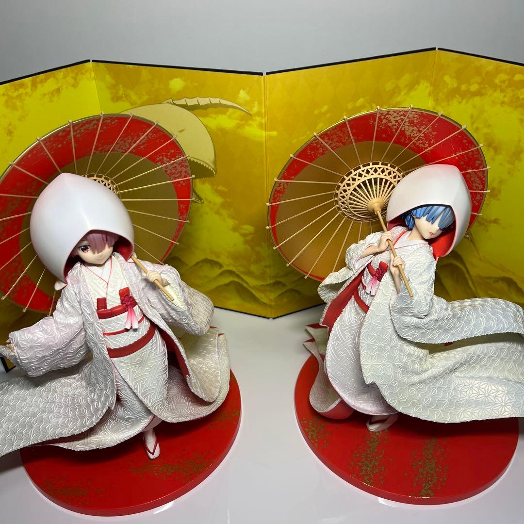 Re：ゼロから始める異世界生活 レム ラム -白無垢- 1/7 完成品フィギュア