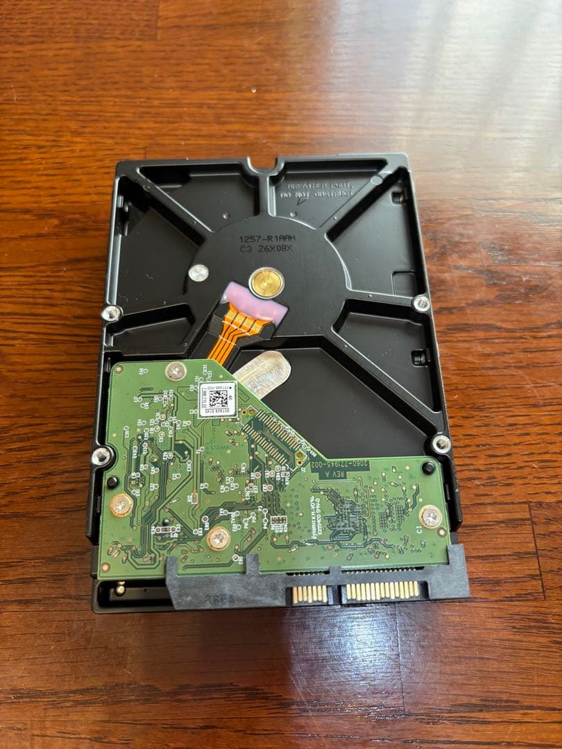 【動作確認済　使用頻度少】WD Purple 2TB HDD WD20PURX