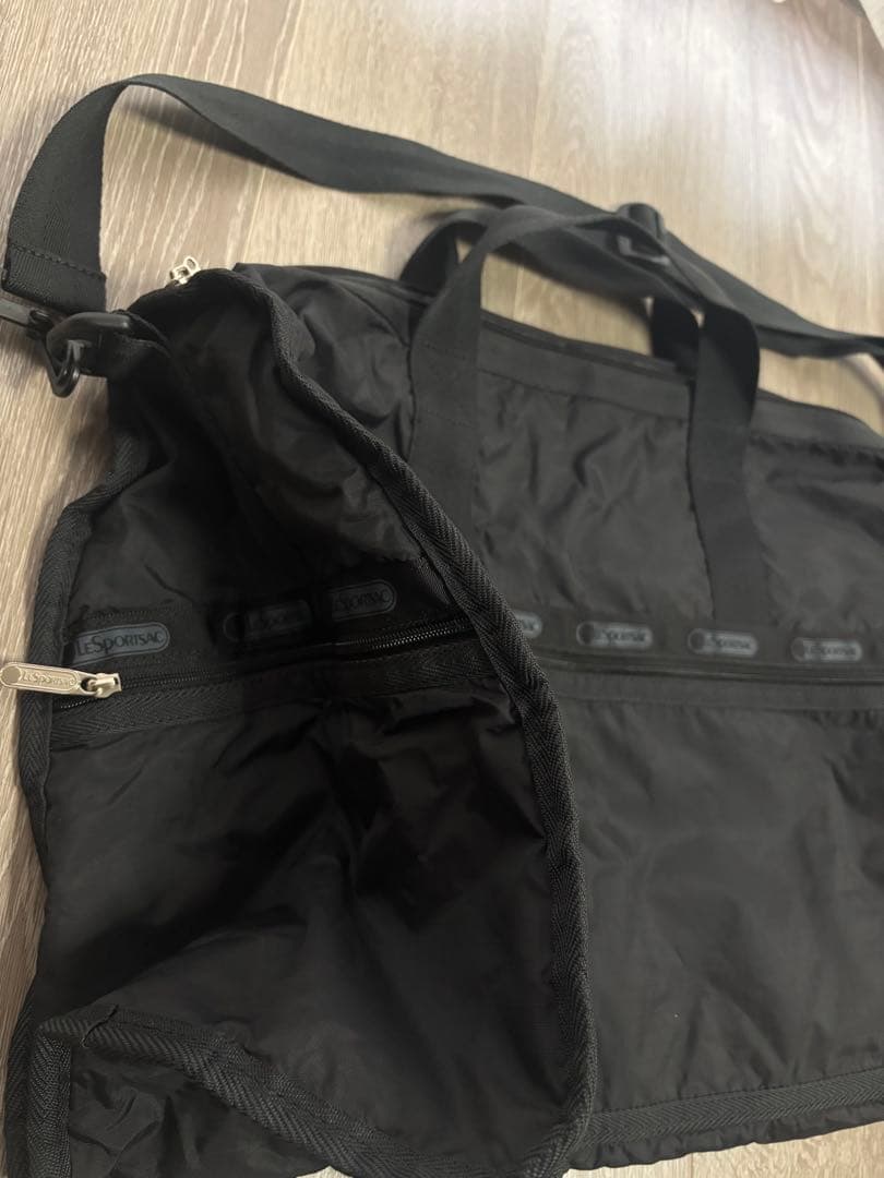 レスポートサック ボストンバッグ 大容量 2way 黒　美品　即日発送　ブラック
