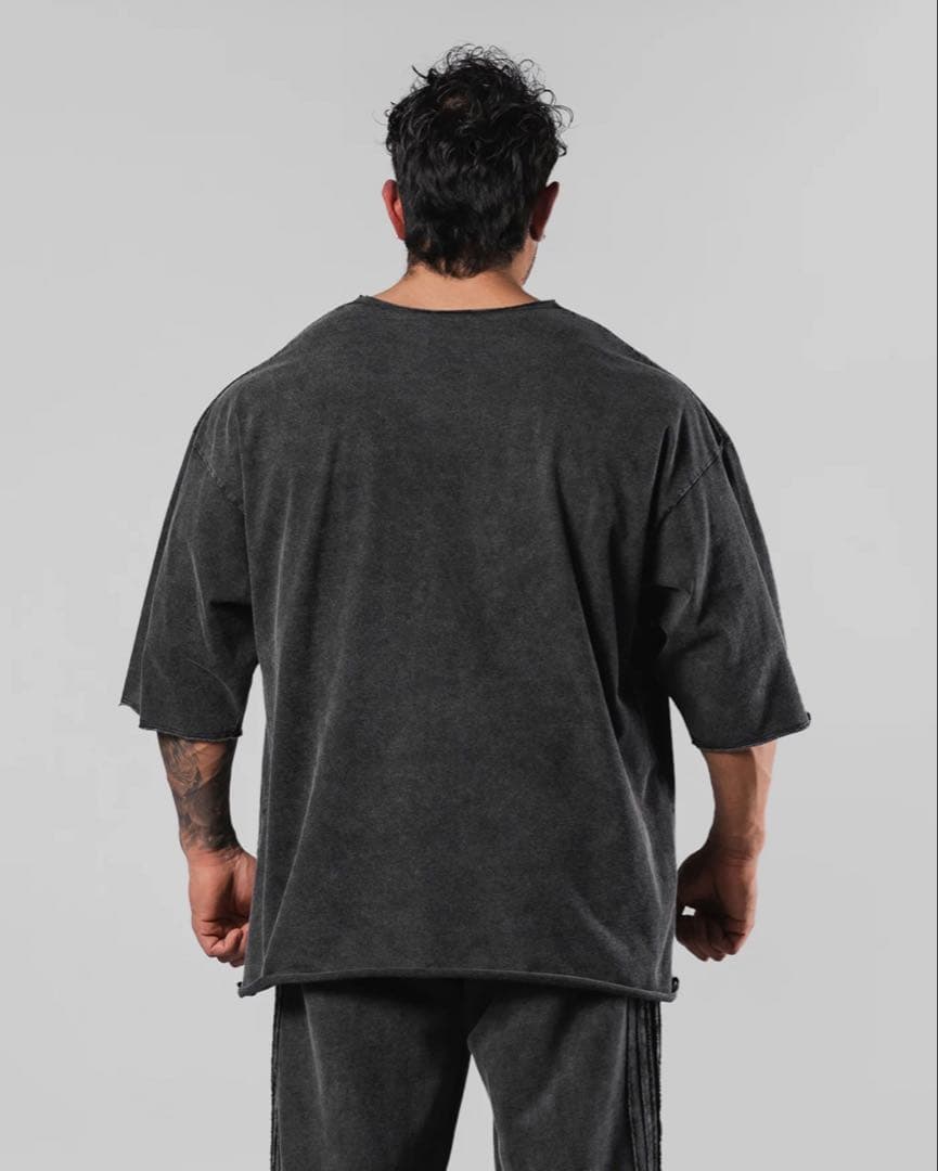 トップス LYFT CUT-OFF VINTAGE EXTRA BIG T-SHIRT