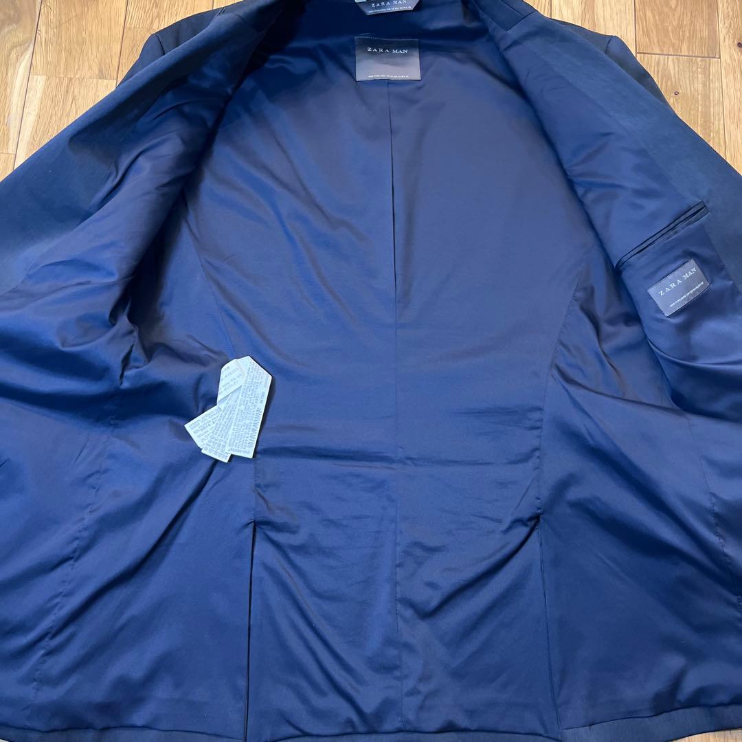 【美品】高身長がっちり体型向け スーツ上下セット就活転職ビジネスに最適！