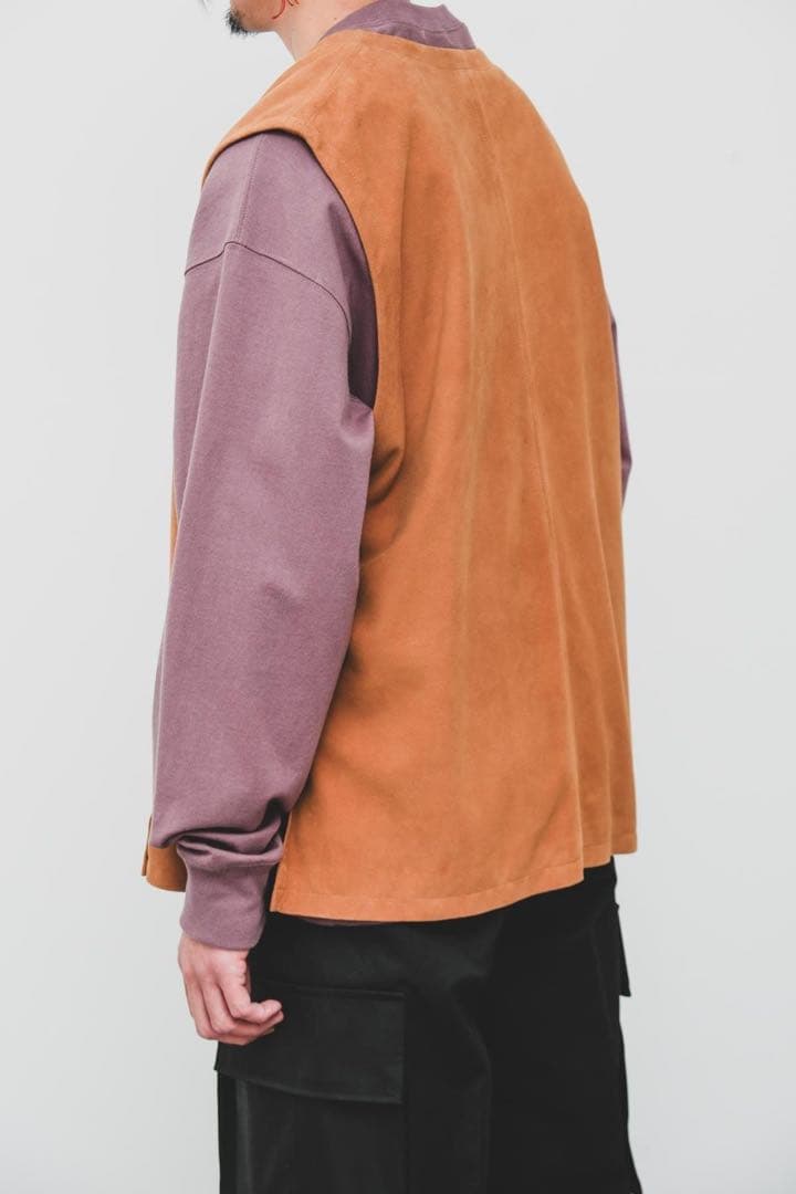 HERILL GOATSUEDE VEST レザーベスト