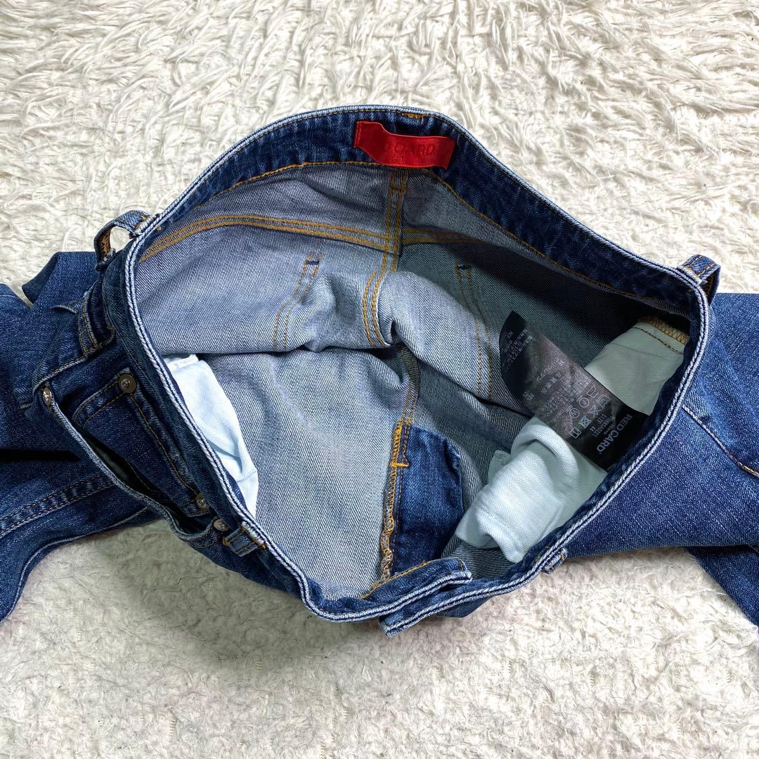 美品✨Red Card 23区 コラボ デニムワイドパンツ 大きいサイズ