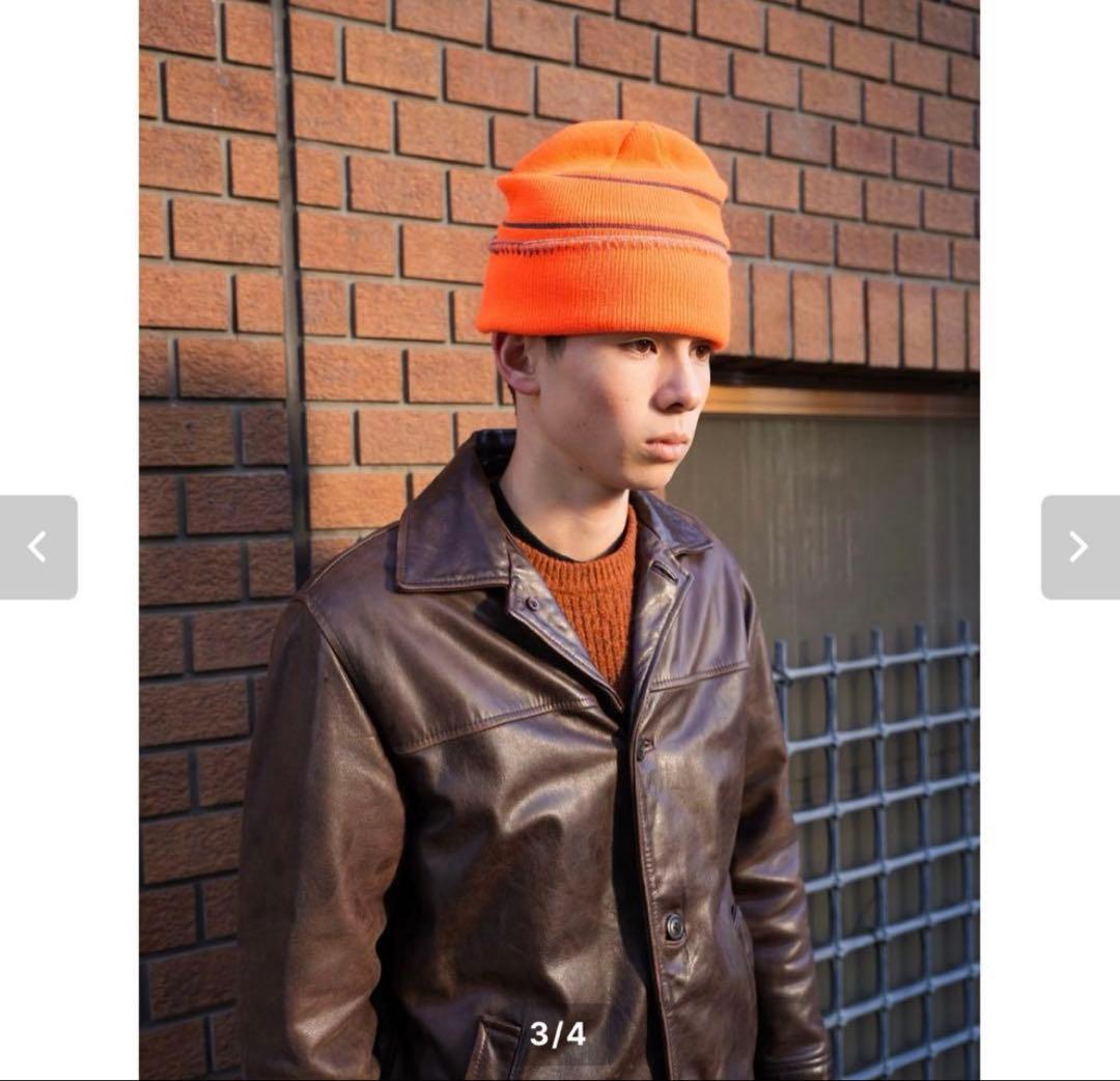 帽子 sooty reflect border beanie right green