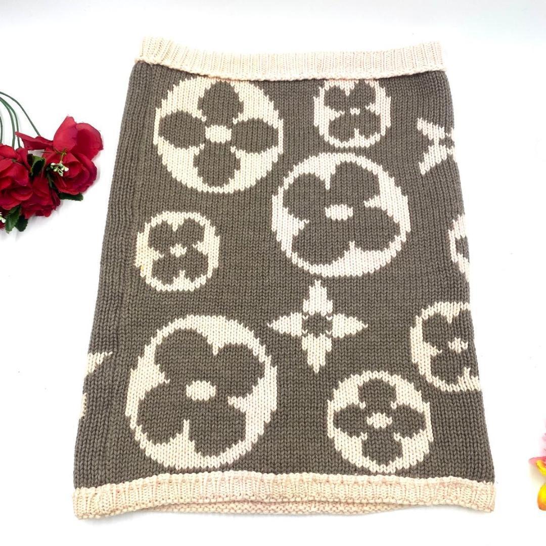 ルイ ヴィトン 極暖✨スヌード グランフロア マフラー モノグラム M72769