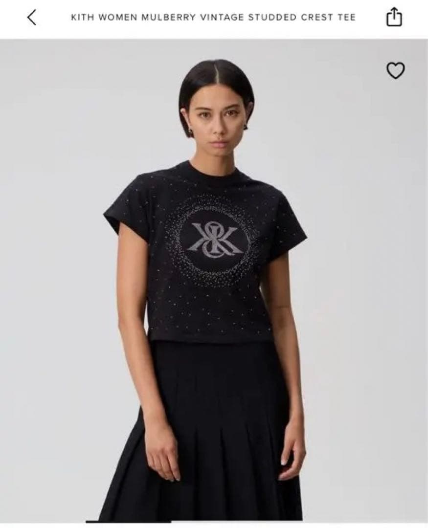 kith women mulberry vintage スタッズ　Tシャツ