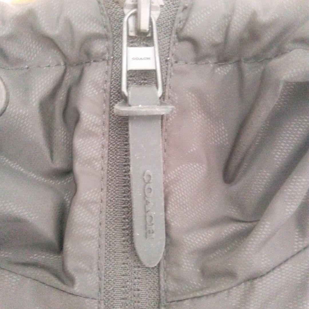 【中古品】COACH ブラック ジャケット Lサイズ