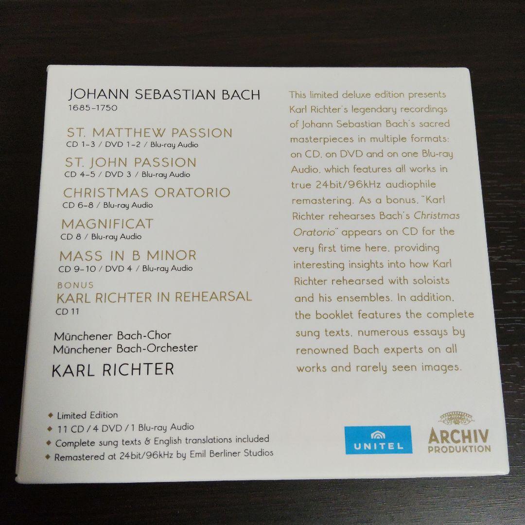 カール・リヒター／バッハ宗教作品集 ［11CD+ブルーレイAudio+4DVD］