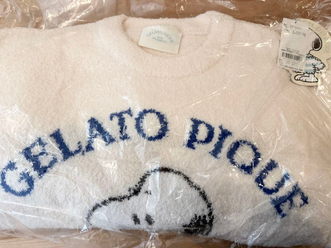 gelato pique PEANUTS ジャガードプルオーバー＆ショートパンツ