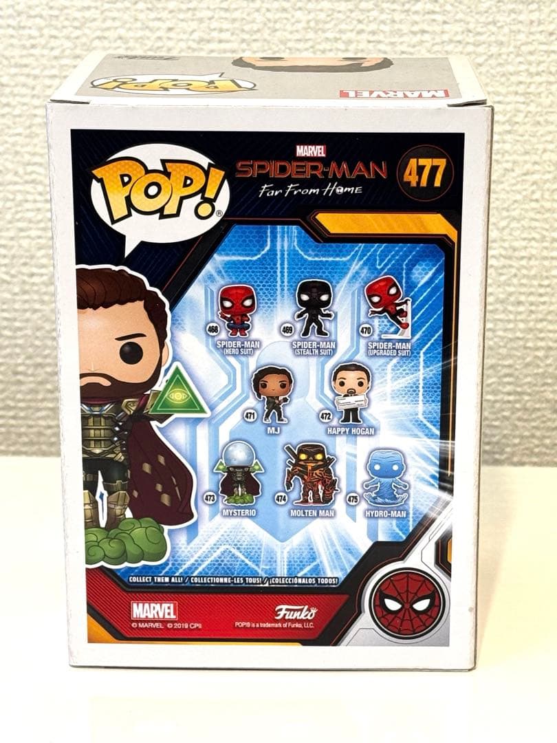 スパイダーマン　ミステリオ　Funkopop アンマスク版