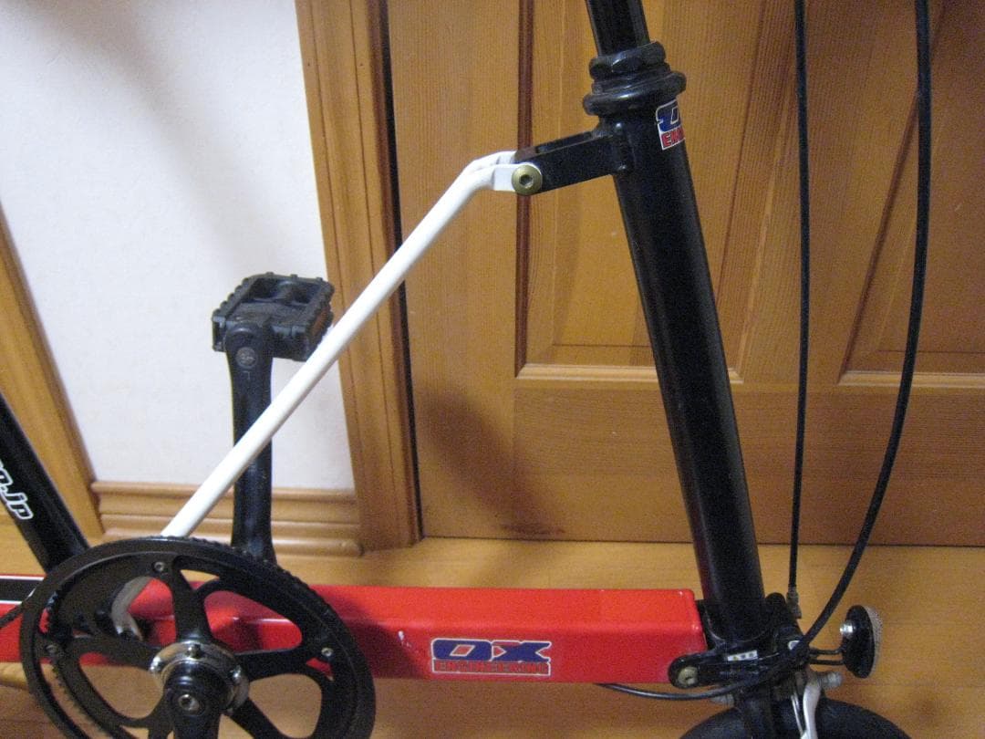 【ジャンク】８インチ折りたたみ自転車　OXエンジニアリング　ポケット