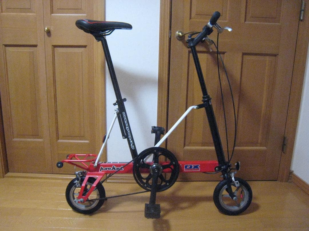 【ジャンク】８インチ折りたたみ自転車　OXエンジニアリング　ポケット