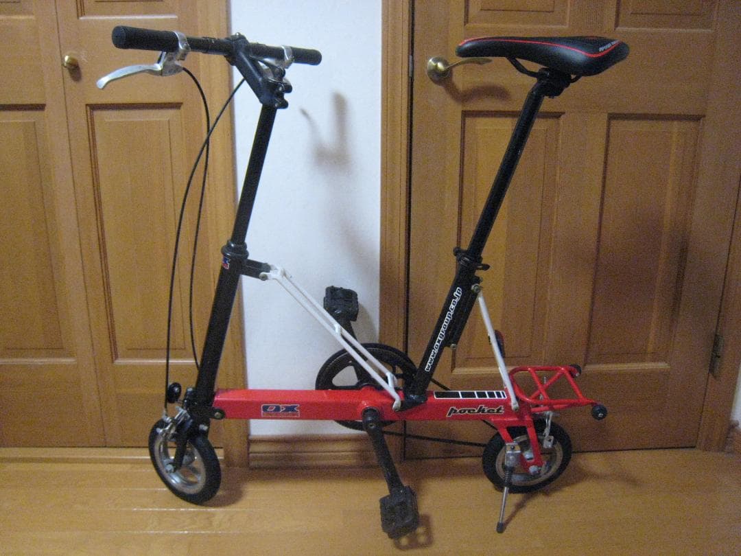 【ジャンク】８インチ折りたたみ自転車　OXエンジニアリング　ポケット