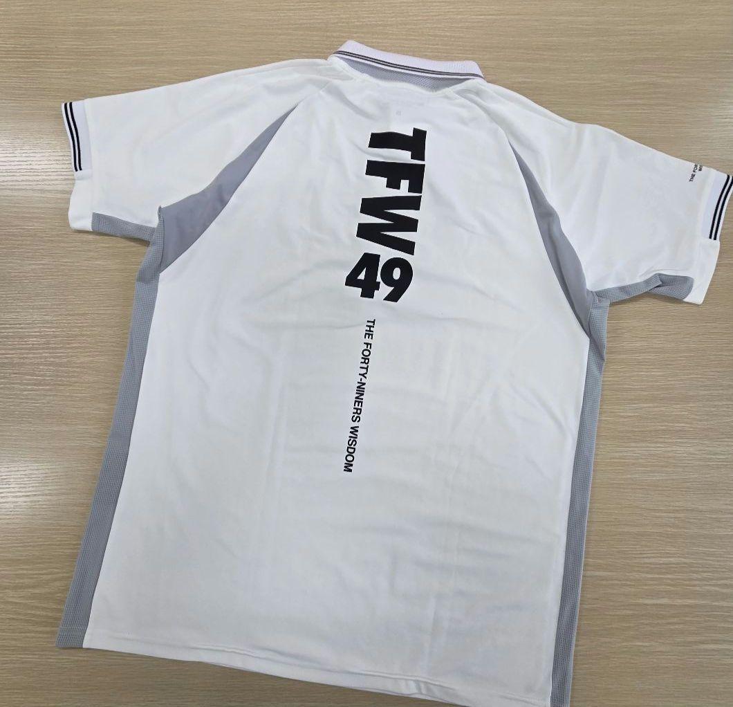 KUROちゃんさん専用　TFW49 LINE SLEEVE POLO