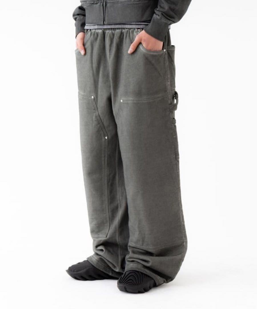 BEAMS AGING DOUBLE KNEE SWEAT PANTS パンツ