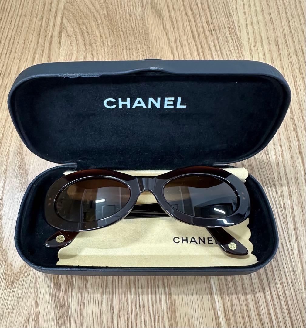 CHANEL シャネル　ダークブラウン サングラス 5007