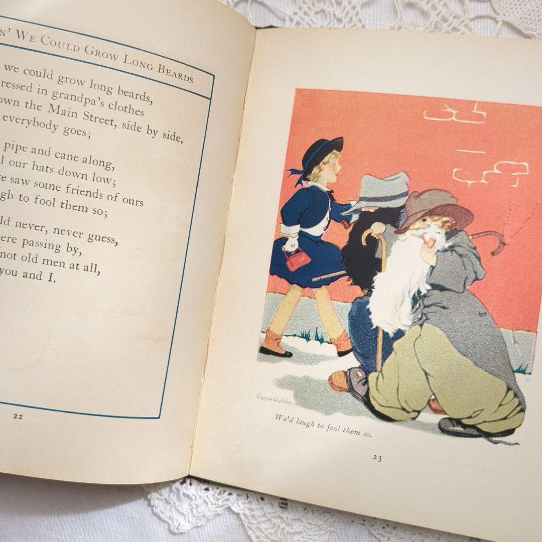 稀少1931アンティーク絵本 初版本 洋書 児童書 ヴィクトリアン ヴンテージ