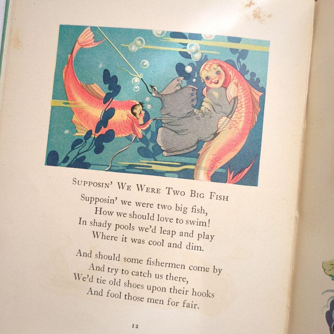 稀少1931アンティーク絵本 初版本 洋書 児童書 ヴィクトリアン ヴンテージ