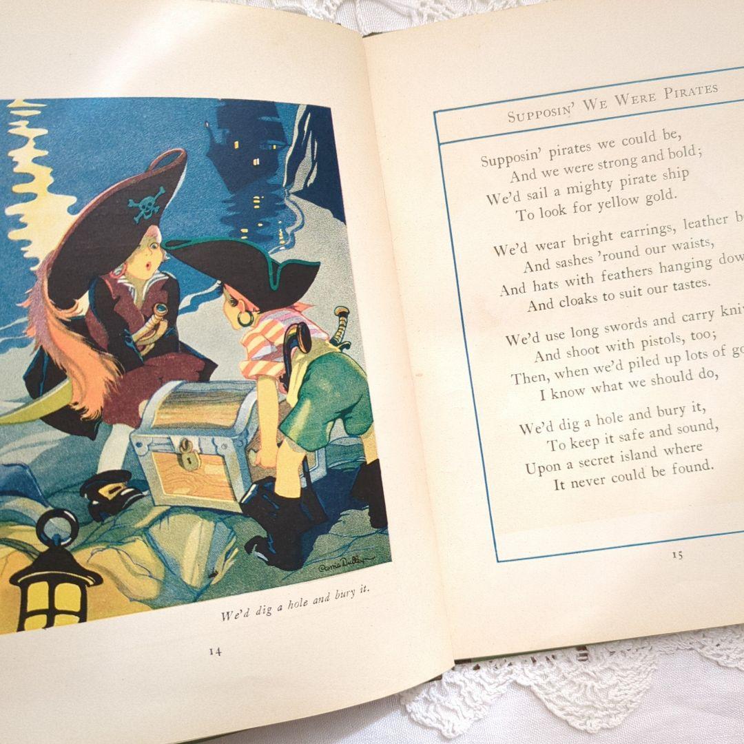 稀少1931アンティーク絵本 初版本 洋書 児童書 ヴィクトリアン ヴンテージ