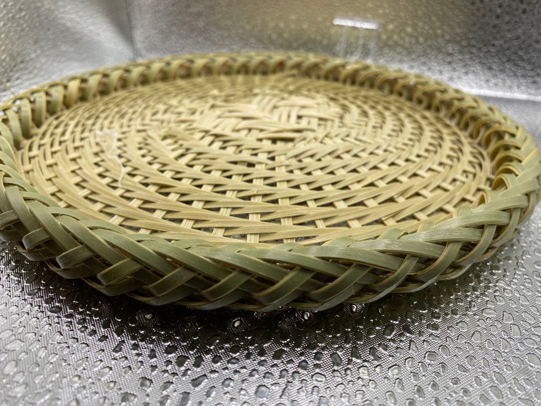 【ハンドメイド】10枚組　国産竹使用・職人手作り 竹ざる